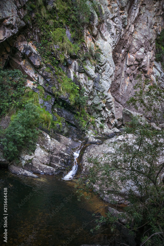 Wasserfall Südafrika Felsen