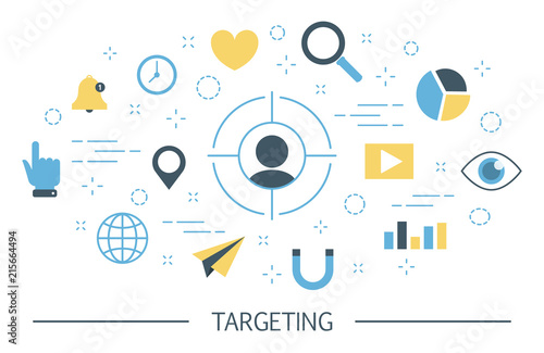 Targeting concept illustration