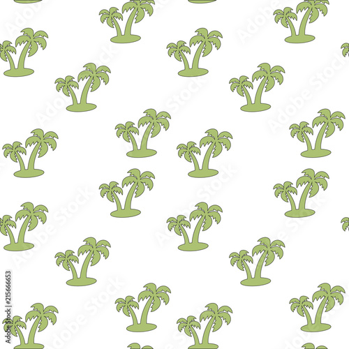 Palm tree seamless pattern vector illustration.Can be used for wallpaper,fabric, web page background, surface textures.
