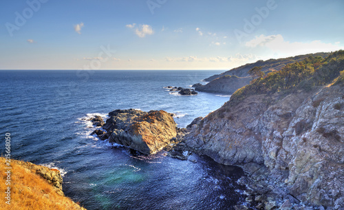 Beautiful landscape on rocky shore © phadventure