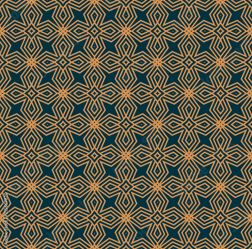 Vector seamless pattern. Modern stylish abstract texture. Repeating geometric tiles from striped elements