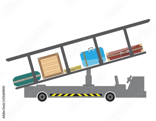 Airport Belt loader Luggage Car