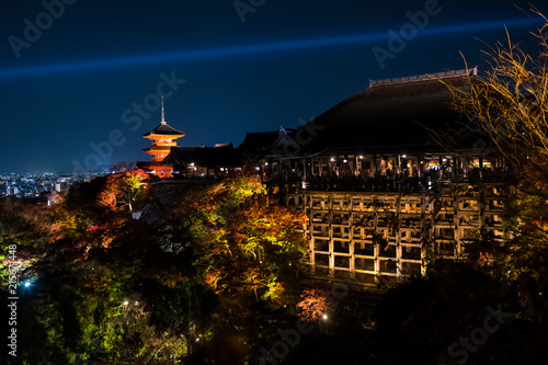  Kiyomizu dera light up in Autumn