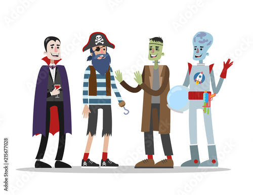 Halloween costumes set