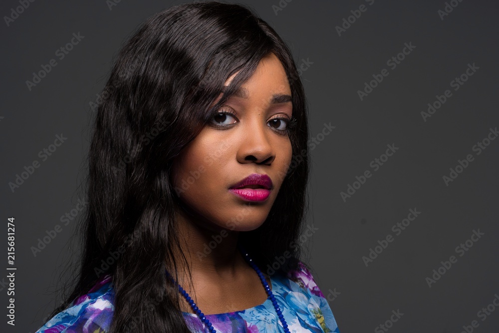 Fototapeta premium African American Young Woman