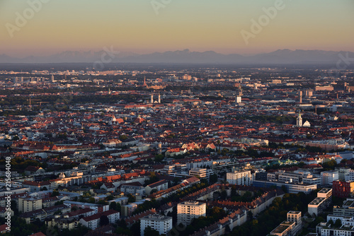 Blick auf München am Abend © franke 182