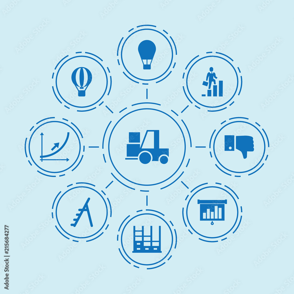 Set of 9 up filled icons Set of 9 up filled icons