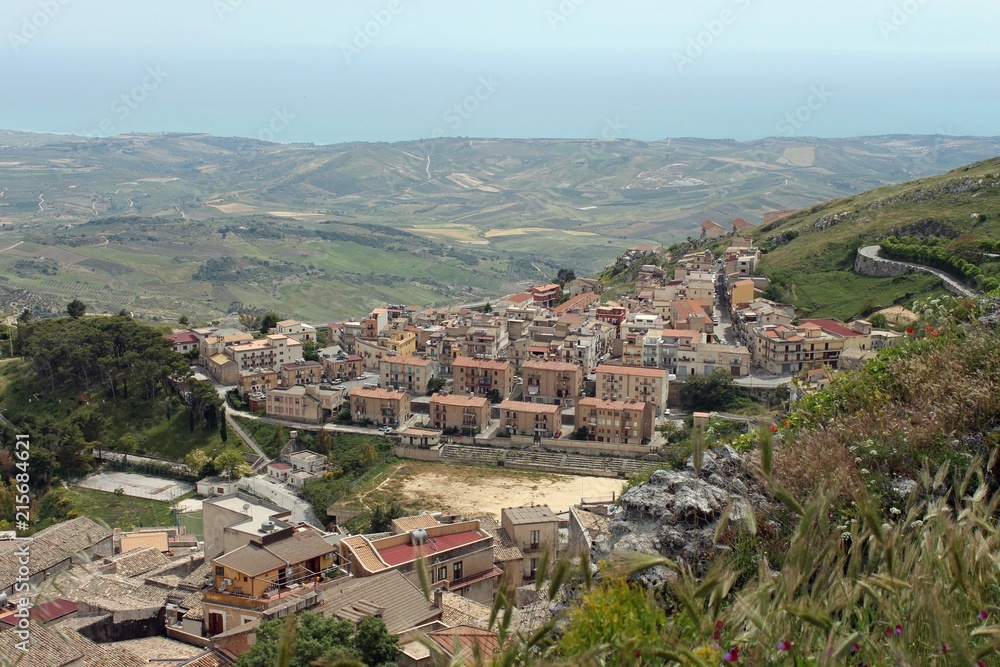  Sicile, village de Caltabellotta