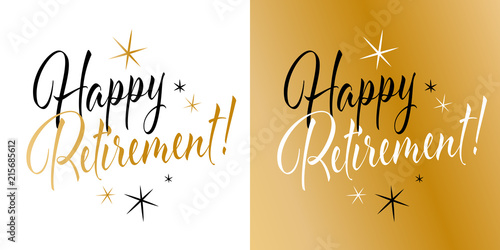 Happy retirement !