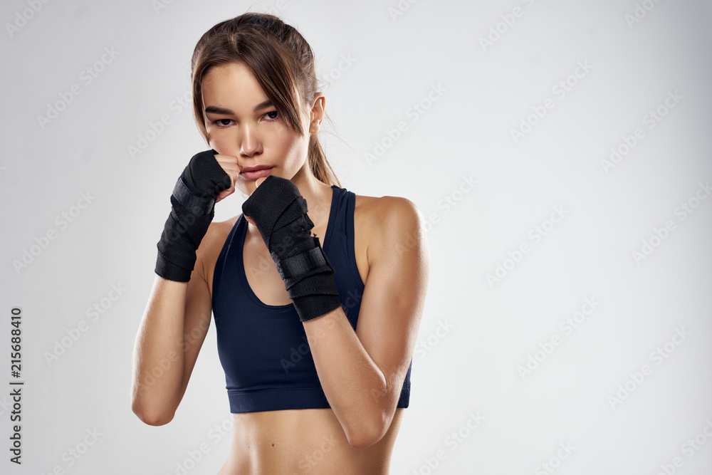 woman boxing sport woman boxing sport