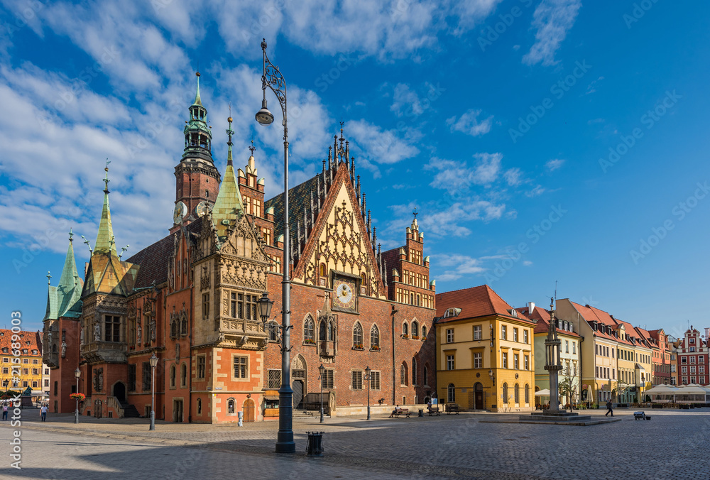 Naklejka premium Breslau – Altes Rathaus 