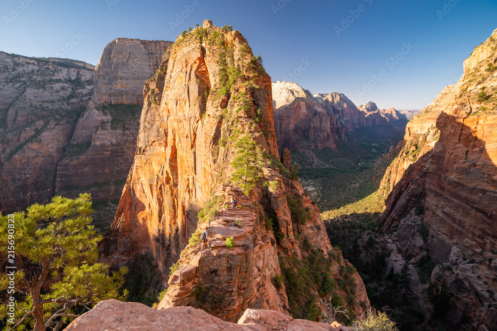 Famous Angel's Landing, Zion National Park, USA Famous Angel's Landing, Zion National Park, USA