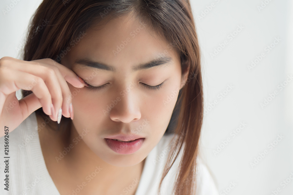 portrait of tired, exhausted, insomnia woman; portrait of tired, sleepless woman suffering from insomnia, hangover, headache; 20s young adult asian middle east mixed race 20s woman model portrait of tired, exhausted, insomnia woman; portrait of tired, sleepless woman suffering from insomnia, hangover, headache; 20s young adult asian middle east mixed race 20s woman model