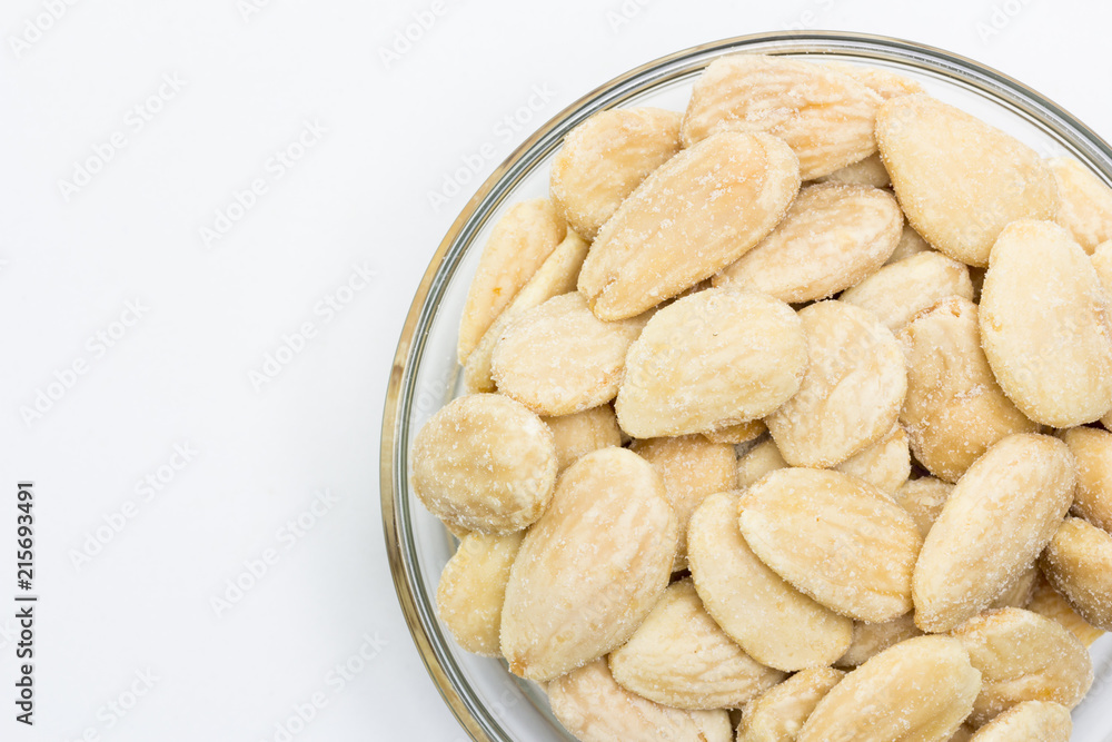 Almendras peladas tostadas saladas Almendras peladas tostadas saladas
