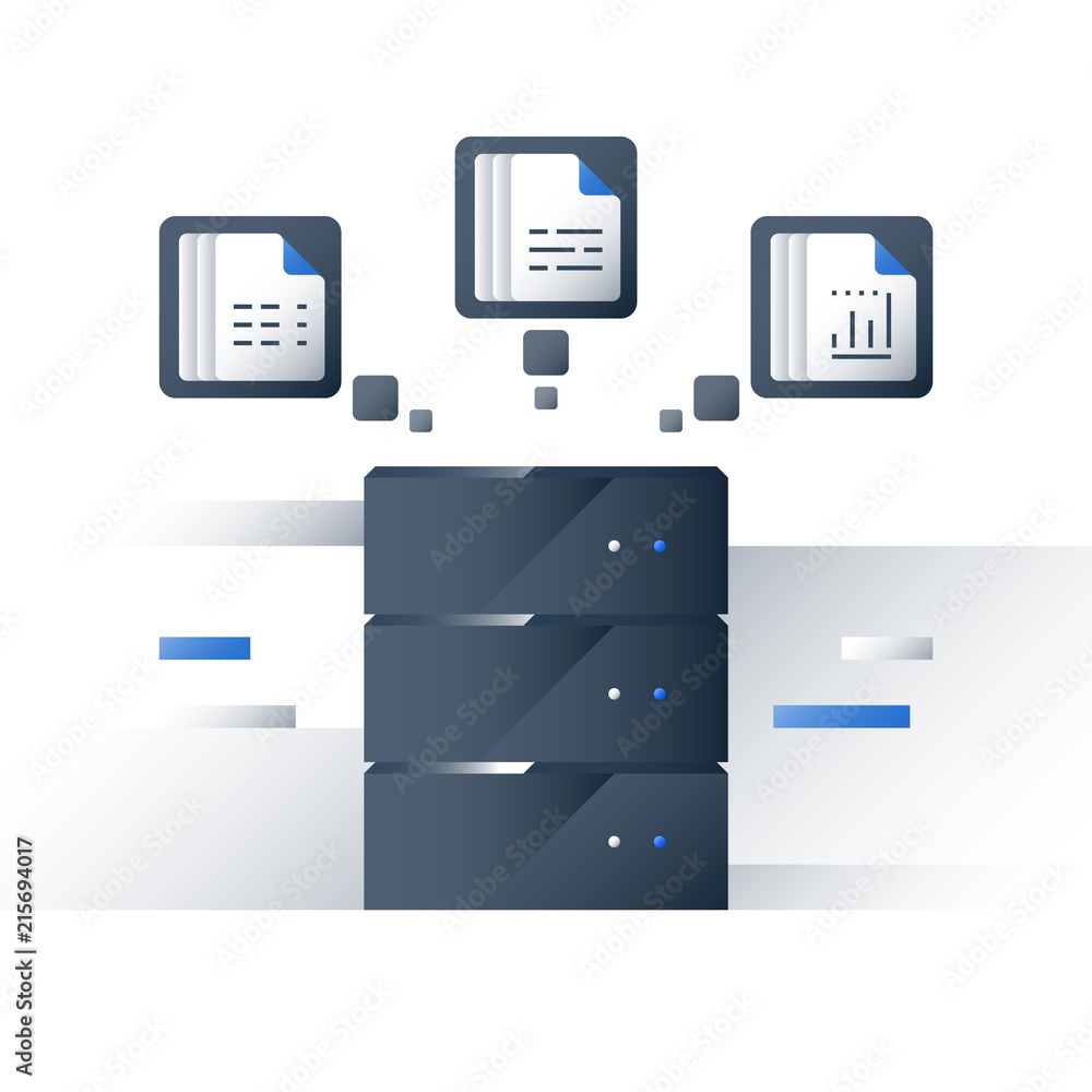 Information collection and processing, big data analyzing, report graph, data server, business technology Information collection and processing, big data analyzing, report graph, data server, business technology