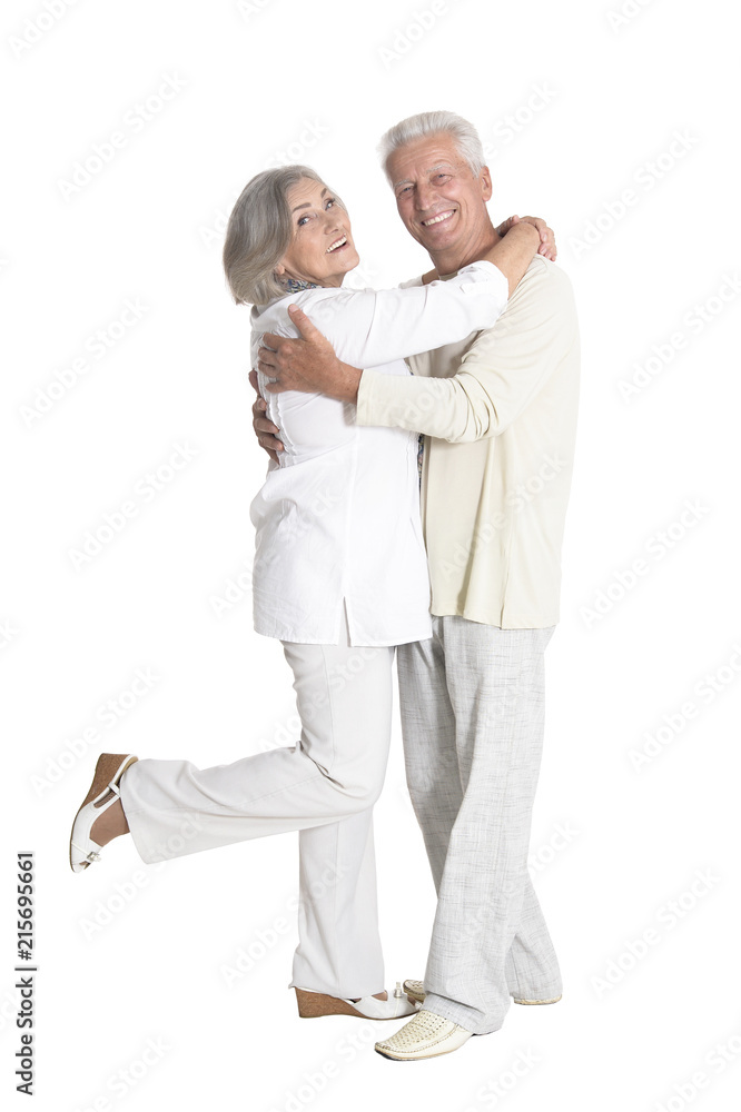 portrait of senior couple hugging portrait of senior couple hugging