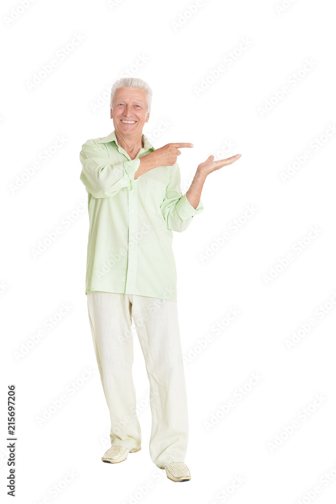 happy senior man in shirt happy senior man in shirt
