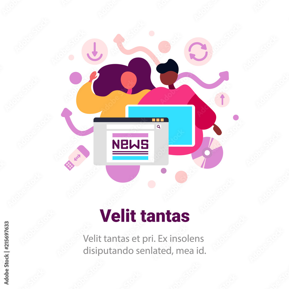 couple watching news online media streaming faceless portrait male female cartoon character silhouette isolated flat copy space vector illustration couple watching news online media streaming faceless portrait male female cartoon character silhouette isolated flat copy space vector illustration