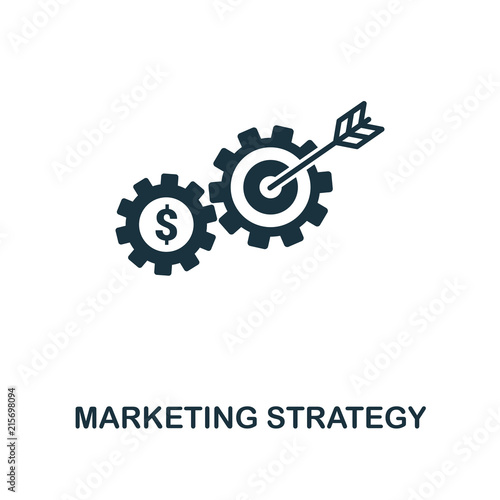 Marketing Strategy creative icon. Simple element illustration. Marketing Strategy concept symbol design from online marketing collection. For using in web design, apps, software, print.