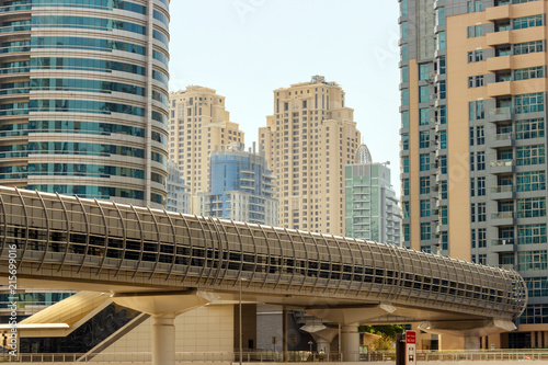Dubai, United Arab Emirates, May 1, 2018: Architecture of the city of Dubai. photo