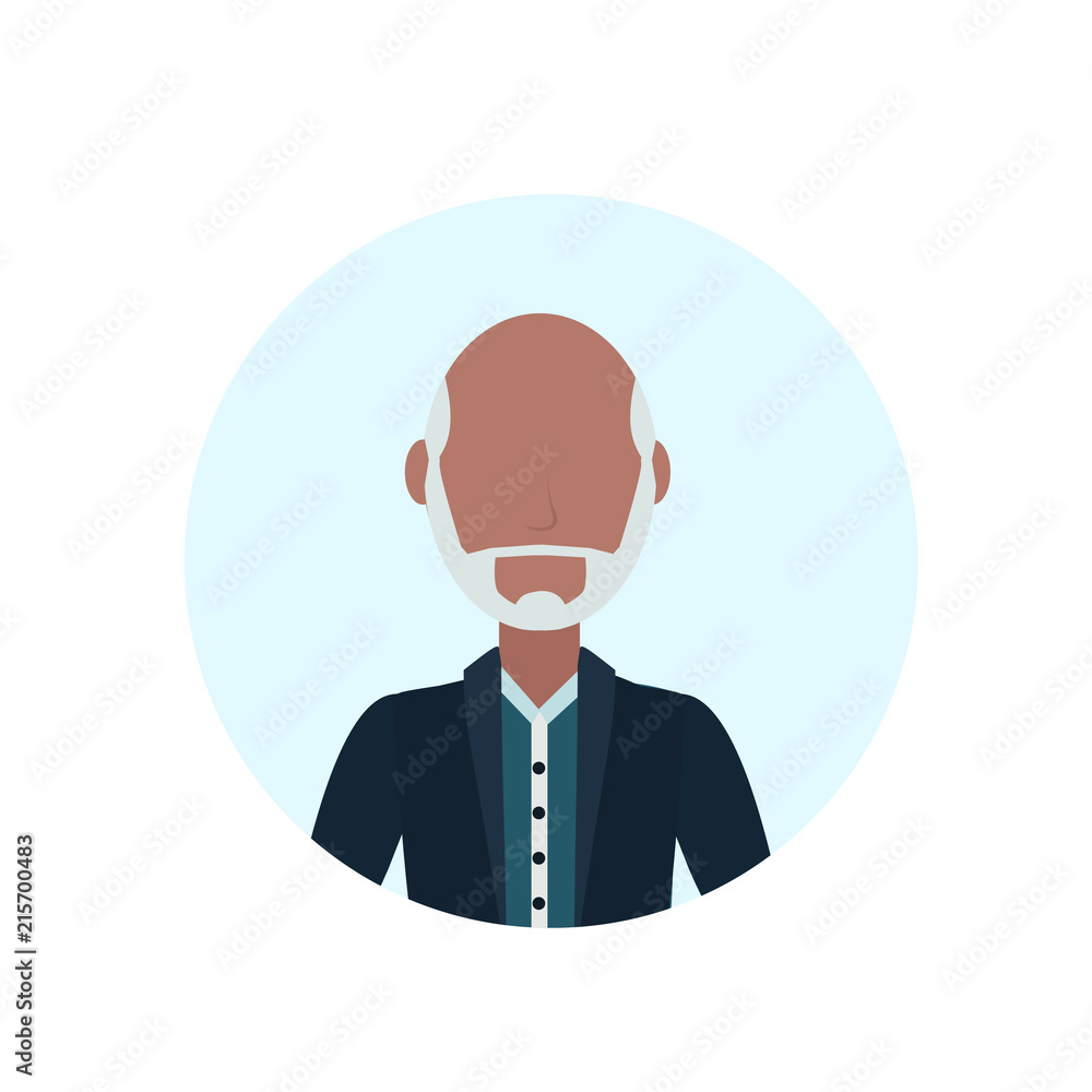 asian old man beard mustache avatar isolated faceless male cartoon character portrait flat vector illustration asian old man beard mustache avatar isolated faceless male cartoon character portrait flat vector illustration