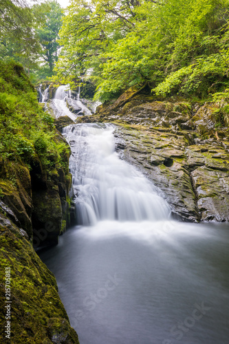 Fototapeta Naklejka Na Ścianę i Meble -  Swallow Falls water fall North Wales