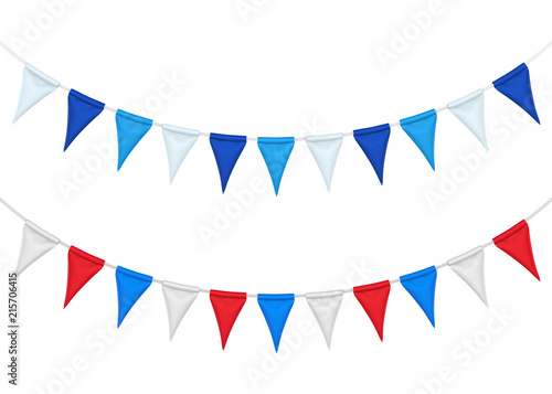 Bunting Flag Garland Isolated