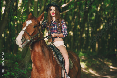 girl with horse © hetmanstock2