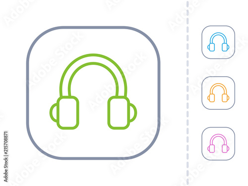 Big Headphones - Simple Icons