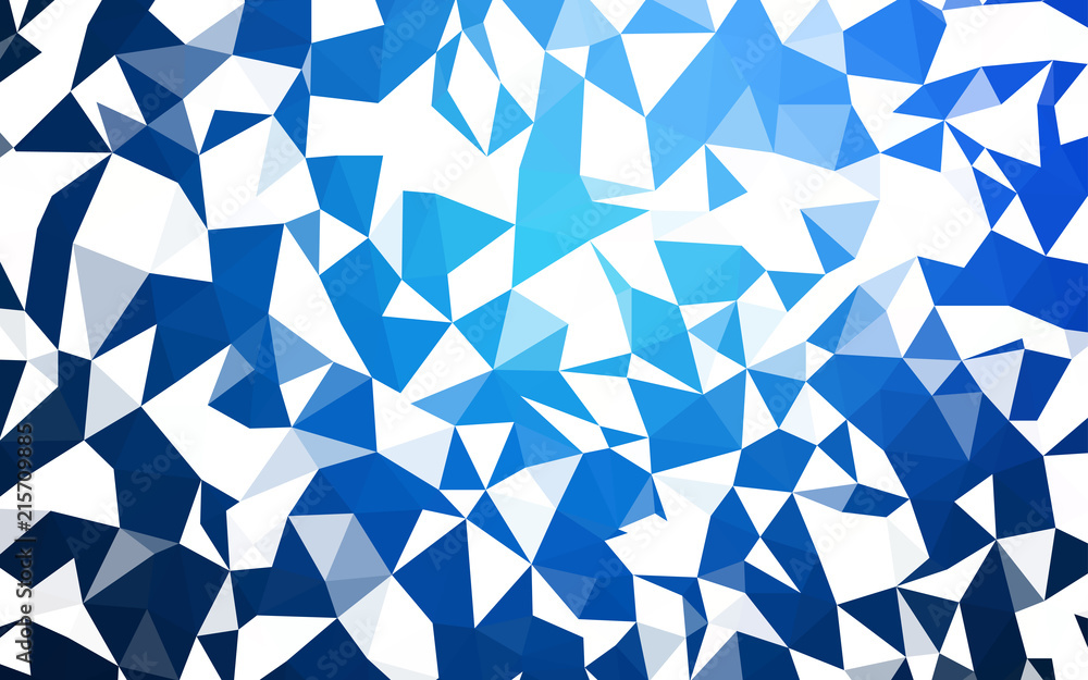 Dark BLUE vector polygonal background. Dark BLUE vector polygonal background.