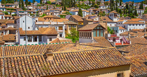 View on the roofs of Granad...