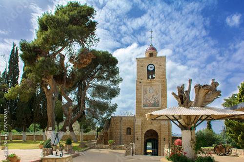 Konstfotografi Temple of the Transfiguration of the Lord. Mount Tabor. Galilee