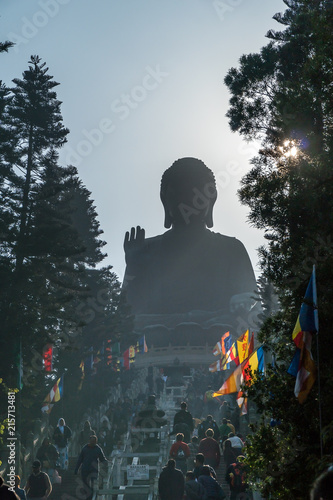 Giant Buddha/Po Lin Monastery in Hong Kong, Lantau Island