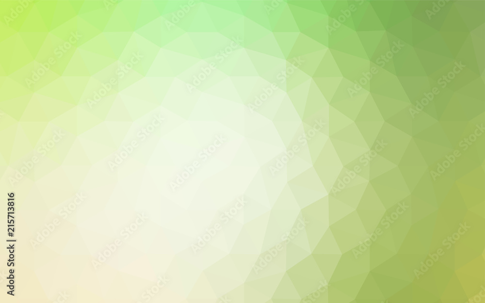 Light Green vector triangle mosaic texture. Light Green vector triangle mosaic texture.