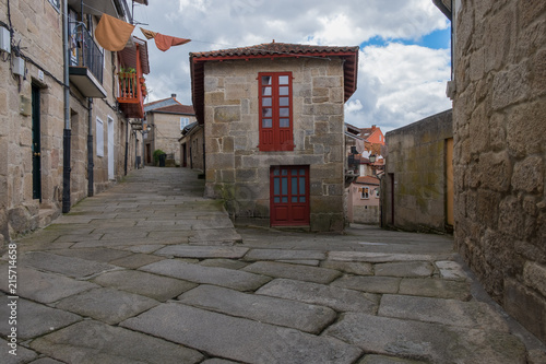 Street of Allariz, Ourense. Galicia, España. photo