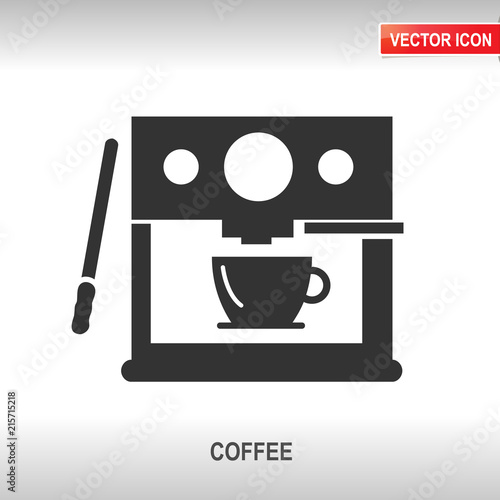 coffee machine vector icon