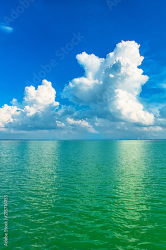 Nice clouds over lake Balaton