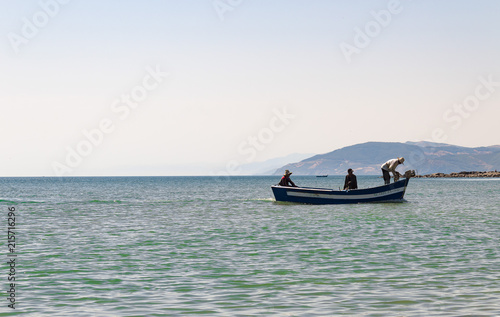 fishing boat in the beach