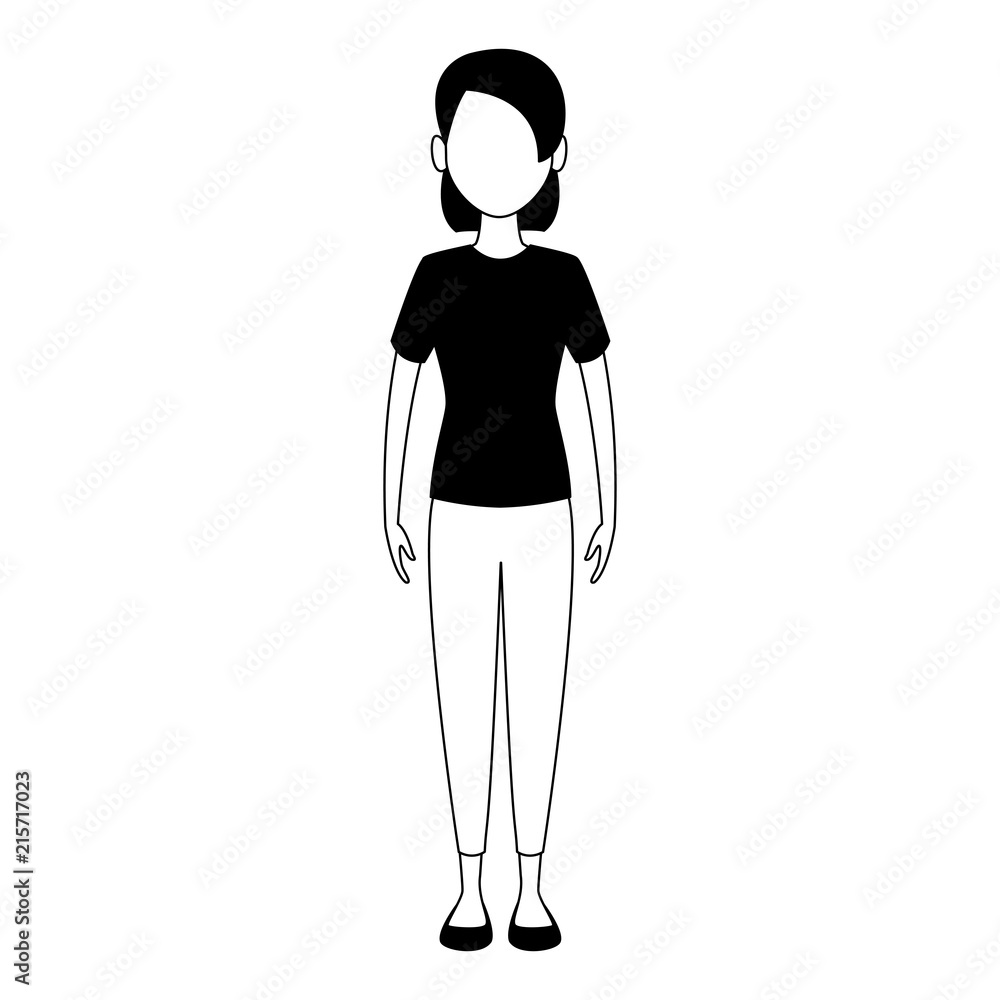 Young woman cartoon vector illustration graphic design Young woman cartoon vector illustration graphic design