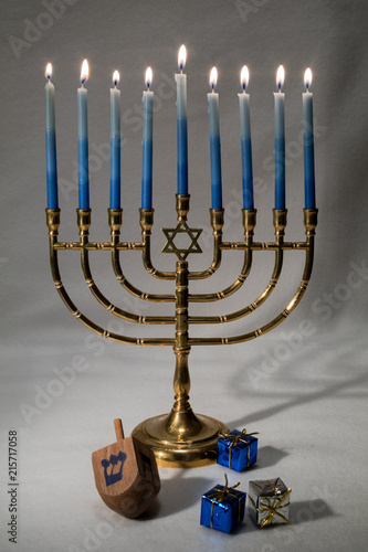 Hanukkah candles 8th night