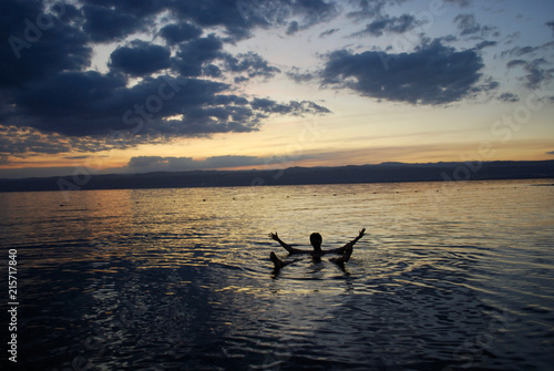 Floating in the Dead Sea, Jordan © Afonso Farias