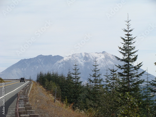 Mt. St. Helens from West Side: State Highway 504, Washington