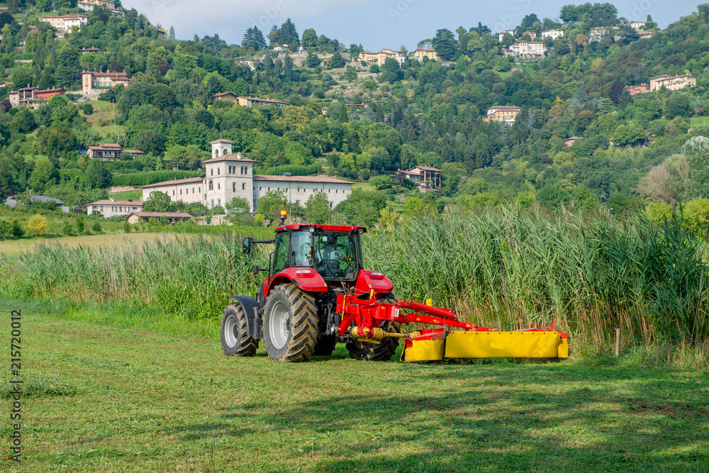 Fototapeta premium farm tractor