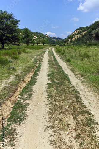 Amazing landscape near village of Zlatolist and Melnik sand pyramids  Pirin Mountain  Blagoevgrad Region  Bulgaria