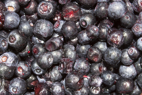 Background from berries of a bilberry.The texture of the blueberries.