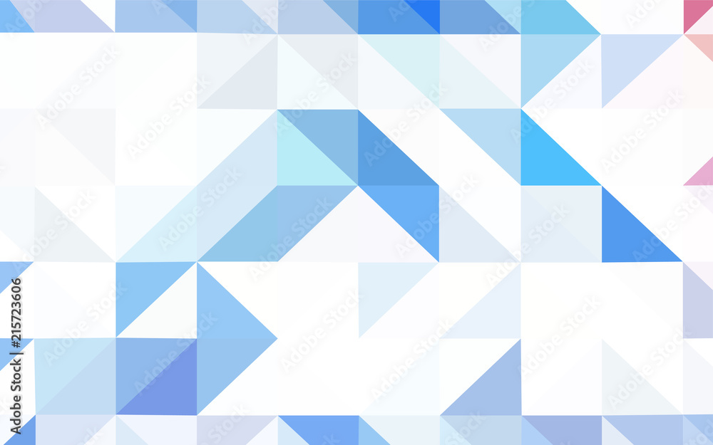 Obraz premium Dark BLUE vector polygonal template.