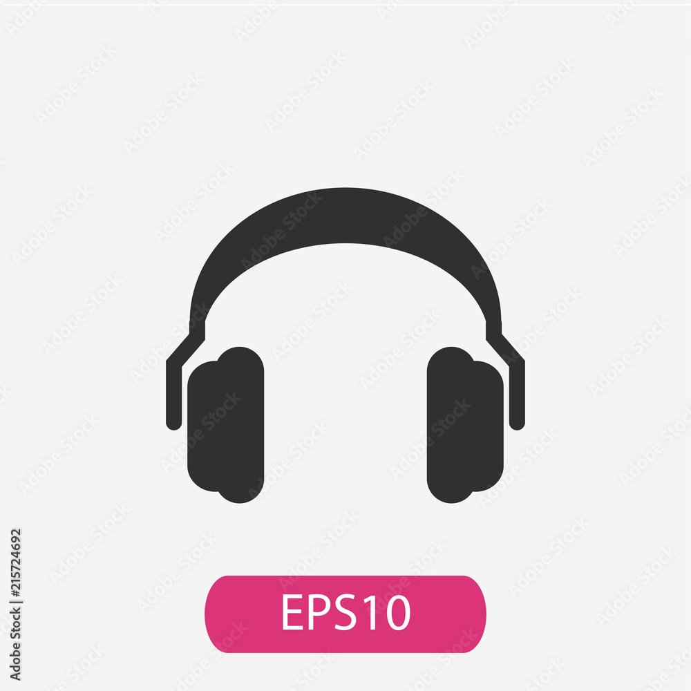 Headphone Vector Icon Headphone Vector Icon