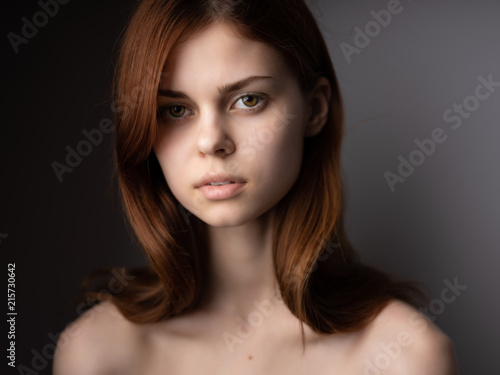 woman without makeup portrait