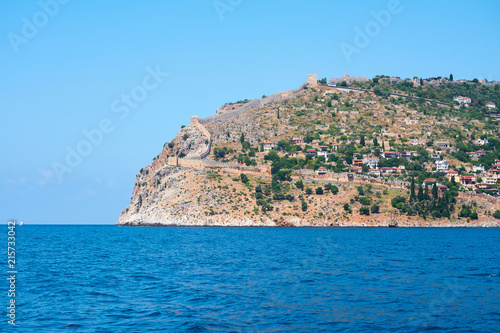  Rocky coast of Alanya, Turkey. 