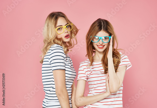 two young girls in glasses © SHOTPRIME STUDIO